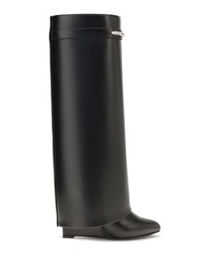 Givenchy Leather Shark Boots - Black