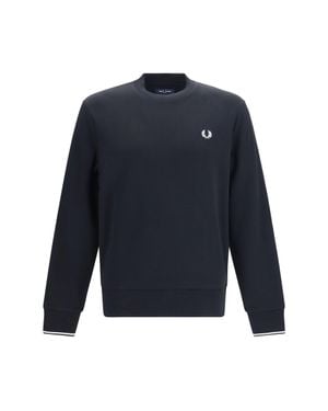 Fred Perry Crewneck Sweatshirt - Blue