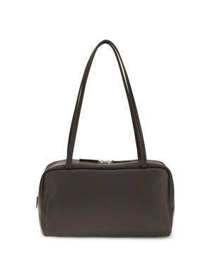 The Row Astra Shoulder Bag Dark - Black
