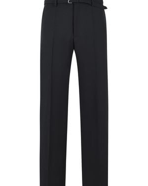 Dries Van Noten 'Preston' Wool Trousers - Blue