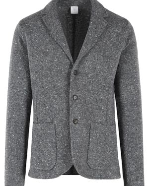 Eleventy Wool Cashmere Blend Blazer - Grey
