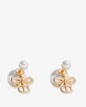 Dior Dior Brass Earrings - Natural