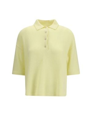 Allude Polo-Neck Jumper - Yellow