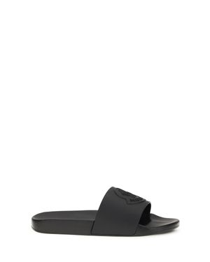 Moncler Rubber Slippers Basile - White