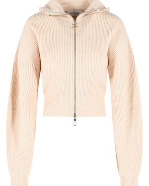 Sportmax 'Balco' Ivory Wool Cashmere Cardigan - Natural