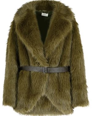 P.A.R.O.S.H. P.A.R.O..H. Faux Fur - Green