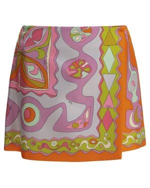 PUCCI Angoli Wrap Skirt - Pink