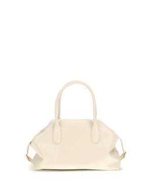 THEMOIRÈ Tallia Trank Medium Shoulder Bag Butter Cream - Natural