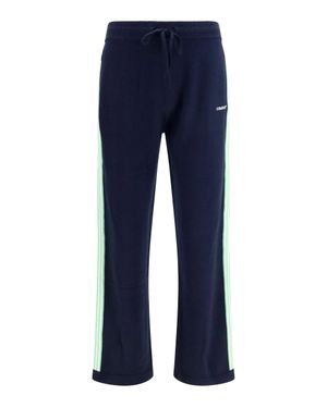 CASABLANCA Merino Wool Joggers - Blue