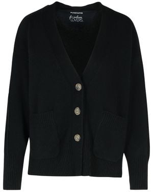 PURO TATTO Cashmere Cardigan - Black