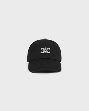 Celine Triomphe Baseball Hat - Black