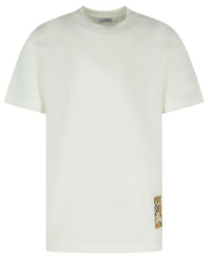 Burberry Cotton T-Shirt - White