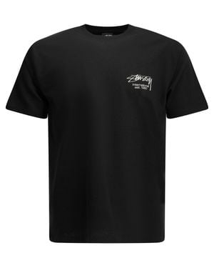Stussy Cotton T-Shirt - Black