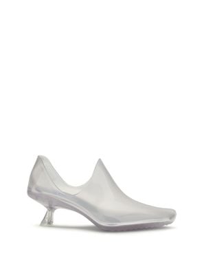 Loewe Emily Aqua Pvc Ankle Boots - White
