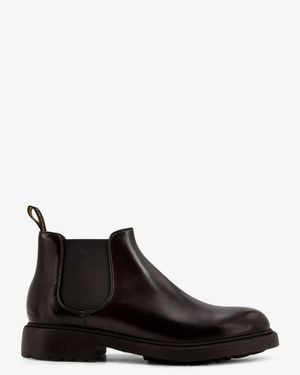 Doucal's Beatles Leather Boots - Black