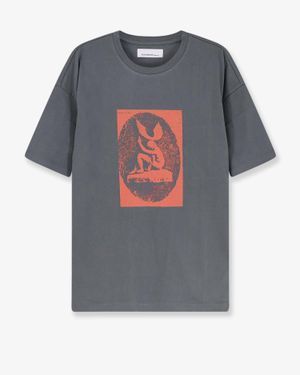 Oamc Peacemaker Cotton T-Shirt - Grey