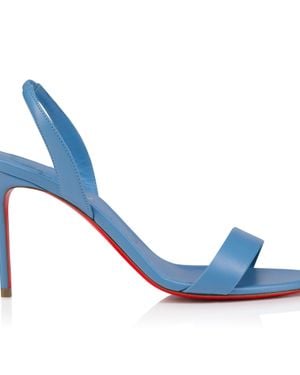 Christian Louboutin "O Marylin 85Mm" Heeled Sandals - Blue