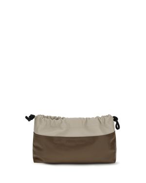 Pierre Hardy Twin Clutch Bag Camel-Offwhite - Grey