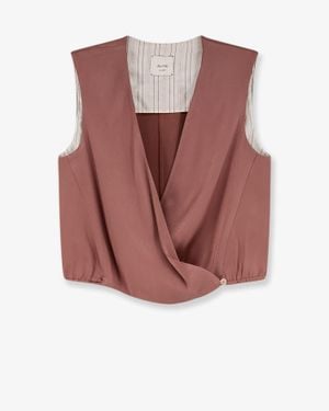 Alysi Satin Top - Pink