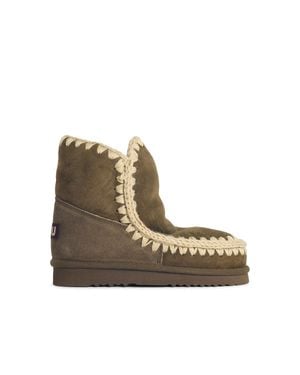 Mou Eskimo 18 Suede Ankle Boots - White
