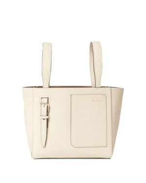 Valextra Soft Micro Handbags - White