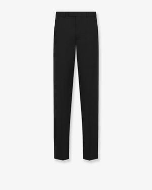 Dior Dior Slim Fit Virgin Wool And Mohair Trousers - Black