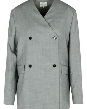 Loulou de Saison Altair Virgin Wool Blazer - Gray