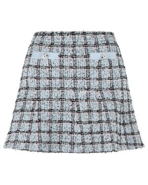 Self-Portrait Self Portrait Short Skirt - Grey