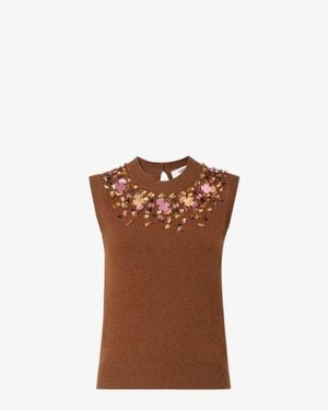 Fendi Wool And Cashmere Gilet - Brown