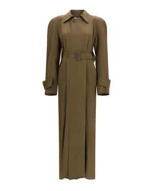 Petar Petrov Trench Coat Silk - Green