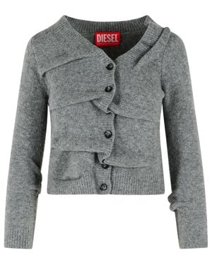 DIESEL Ava Cardigan Wool - Gray