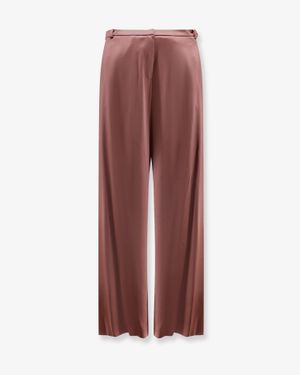 Alysi Trousers Satin - Pink