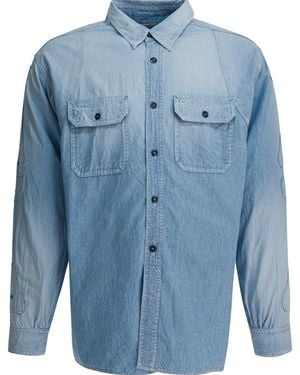 Kapital Light Cotton Shirt - Blue