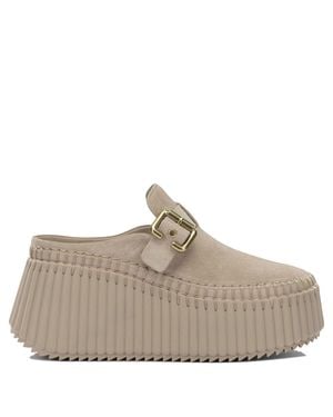 Chloé Chloé Nama Sabot Court Shoes - Grey