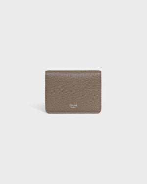 Celine Bi-Fold Leather Wallet - Brown