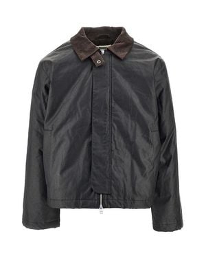 Woodbird Wbping Waxed Cotton Jacket - Black
