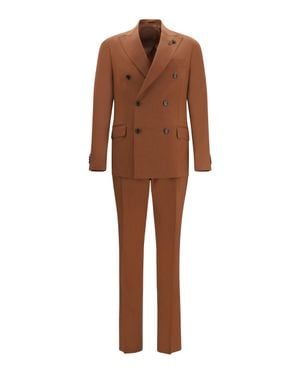 Lardini Iconic Cotton Suit 430 - Brown