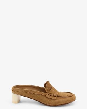 MM6 by Maison Margiela Sandals Suede - Brown