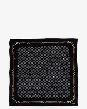 Celine Silk Foulard - Black