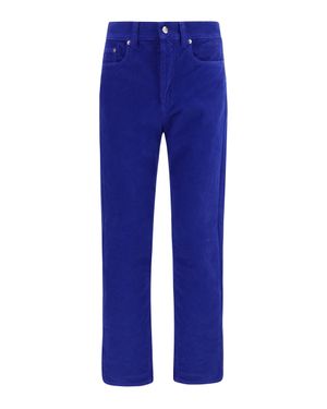 Versace Straight-Leg Trousers - Blue