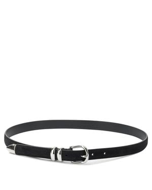 Anderson's Suede Leather Belt - Black