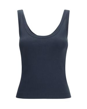Brunello Cucinelli Cotton Tank Top - Blue