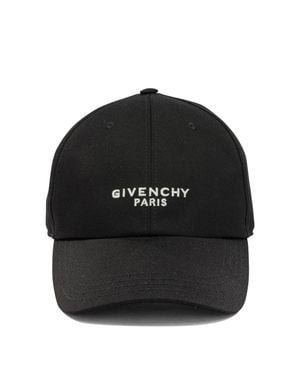 Givenchy Paris" Baseball Cap - Black