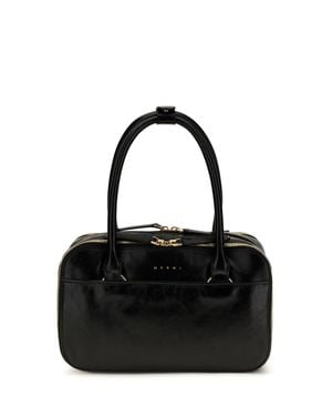 Marni Small Boxyne Handbag - Black