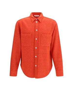 Umit Benan Trutz Cashmere Shirt Tomato - Orange