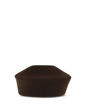 Loro Piana Carys Fur Hat Dark Oak - Brown