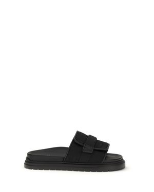 Fendi Chunky Slide Sandals - Black
