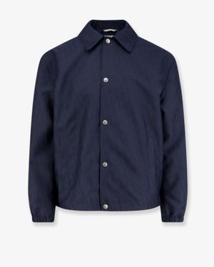 Dior Dior Dior Oblique Technical Jacquard Coach Jacket - Blue