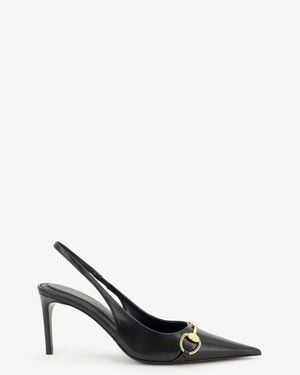 Gucci Leather Court Shoes - White