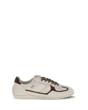 Alohas Tb.91 Leather Trainers Cream - White